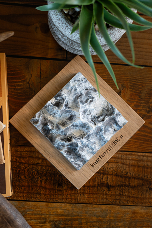 Mount_Everest_makieta_1 Mount Everest makieta malowany szczyty górskie prezent dla miłośników gór