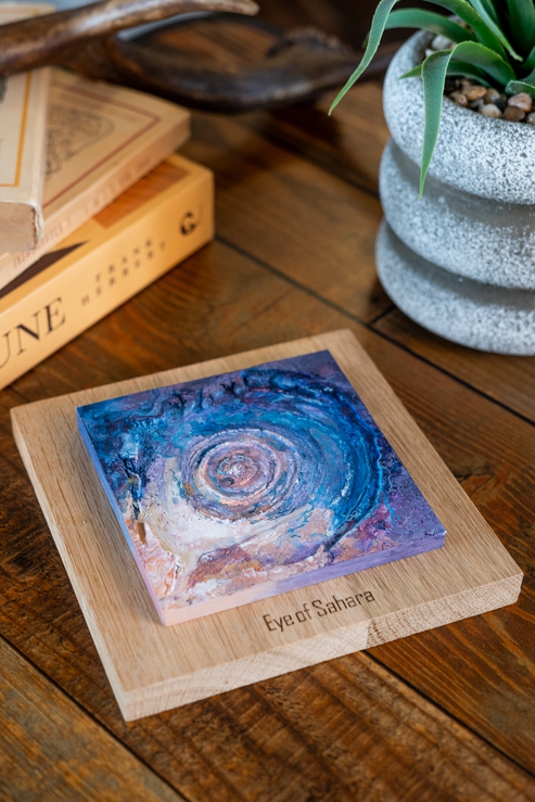 Eye of Sahara makieta malowany szczyty górskie prezent dla miłośników gór