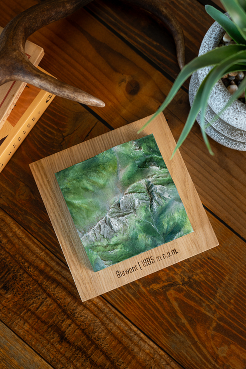 Giewont_makieta_1 Giewont makieta malowany szczyty górskie prezent dla miłośników gór