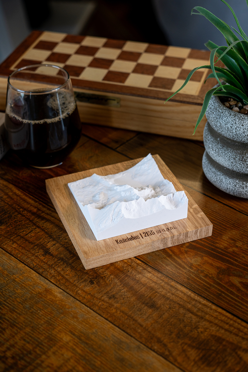 Kościelec makieta klasyczna szczyty górskie prezent dla miłośników gór