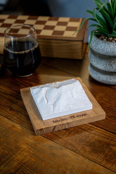 Babia Góra makieta klasyczna szczyty górskie prezent dla miłośników gór