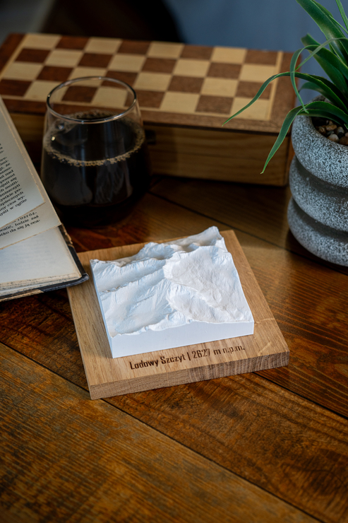 Lodowy Szczyt makieta klasyczna szczyty górskie prezent dla miłośników gór