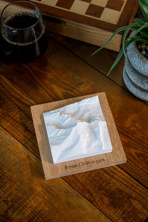 Krywań makieta klasyczna szczyty górskie prezent dla miłośników gór