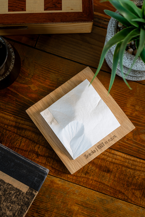 Śnieżka makieta klasyczna szczyty górskie prezent dla miłośników gór