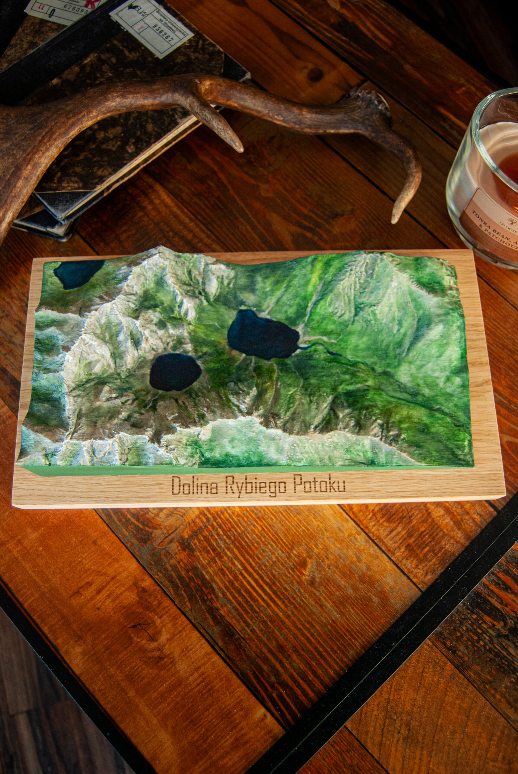 Dolina Rybiego Potoku malowany szczyty górskie prezent dla miłośników gór