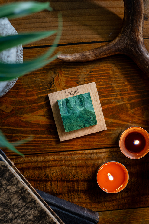 Czupel magnes malowany szczyty górskie prezent dla miłośników gór