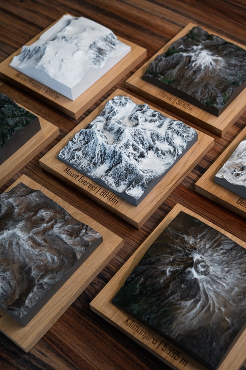 Zestaw Korona Gór Ziemi - makiety klasyczne - obrazek 3