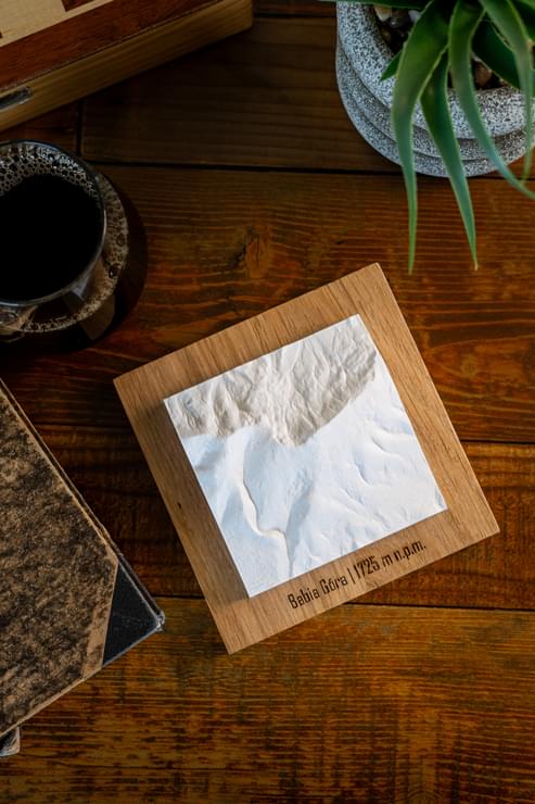 Babia Góra makieta klasyczna szczyty górskie prezent dla miłośników gór