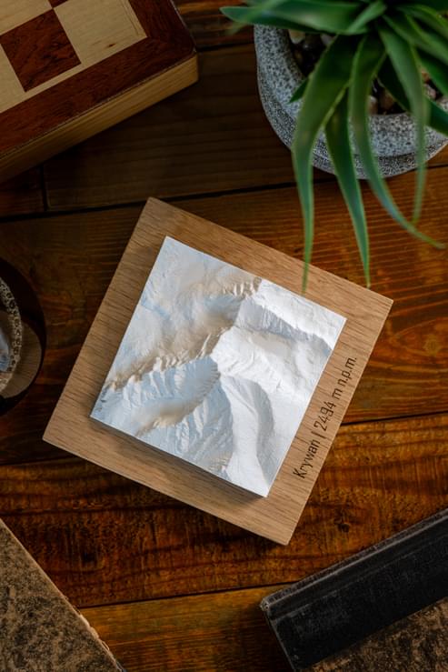 Krywań makieta klasyczna szczyty górskie prezent dla miłośników gór