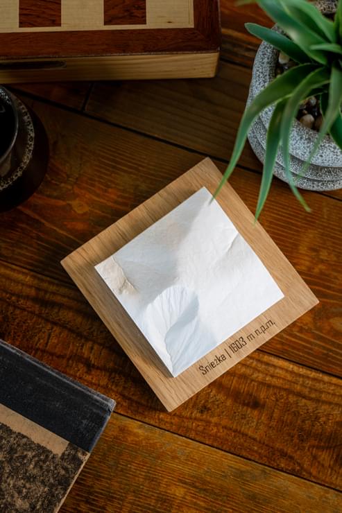 Śnieżka makieta klasyczna szczyty górskie prezent dla miłośników gór