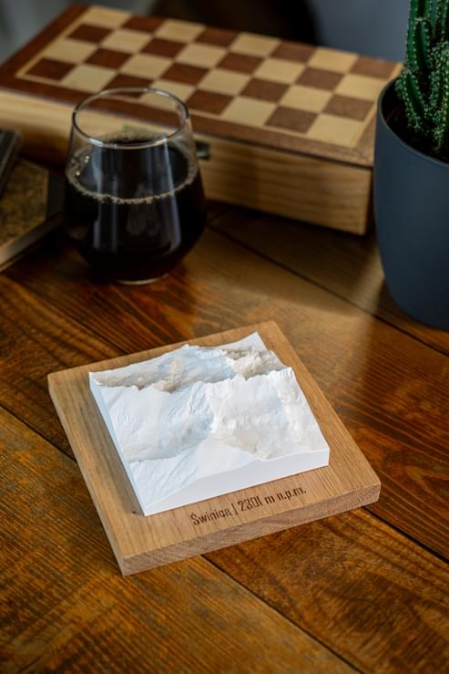 Świnica makieta klasyczna szczyty górskie prezent dla miłośników gór