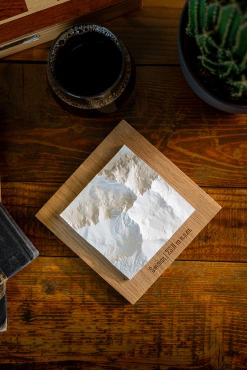 Świnica makieta klasyczna szczyty górskie prezent dla miłośników gór