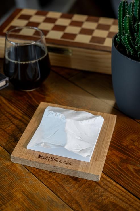 Nosal makieta klasyczna szczyty górskie prezent dla miłośników gór