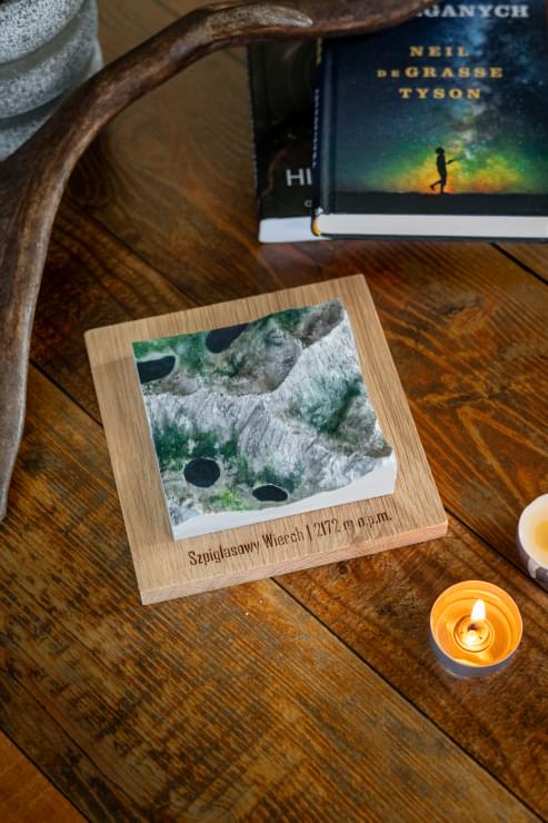 Prezent dla wspinacza - model góry. Góry dla Ciebie. 3D printing góry