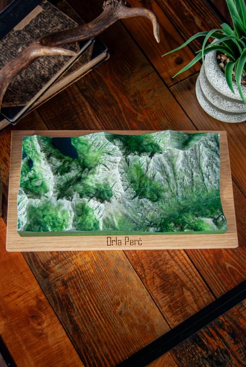 Orla Perć malowany szczyty górskie prezent dla miłośników gór