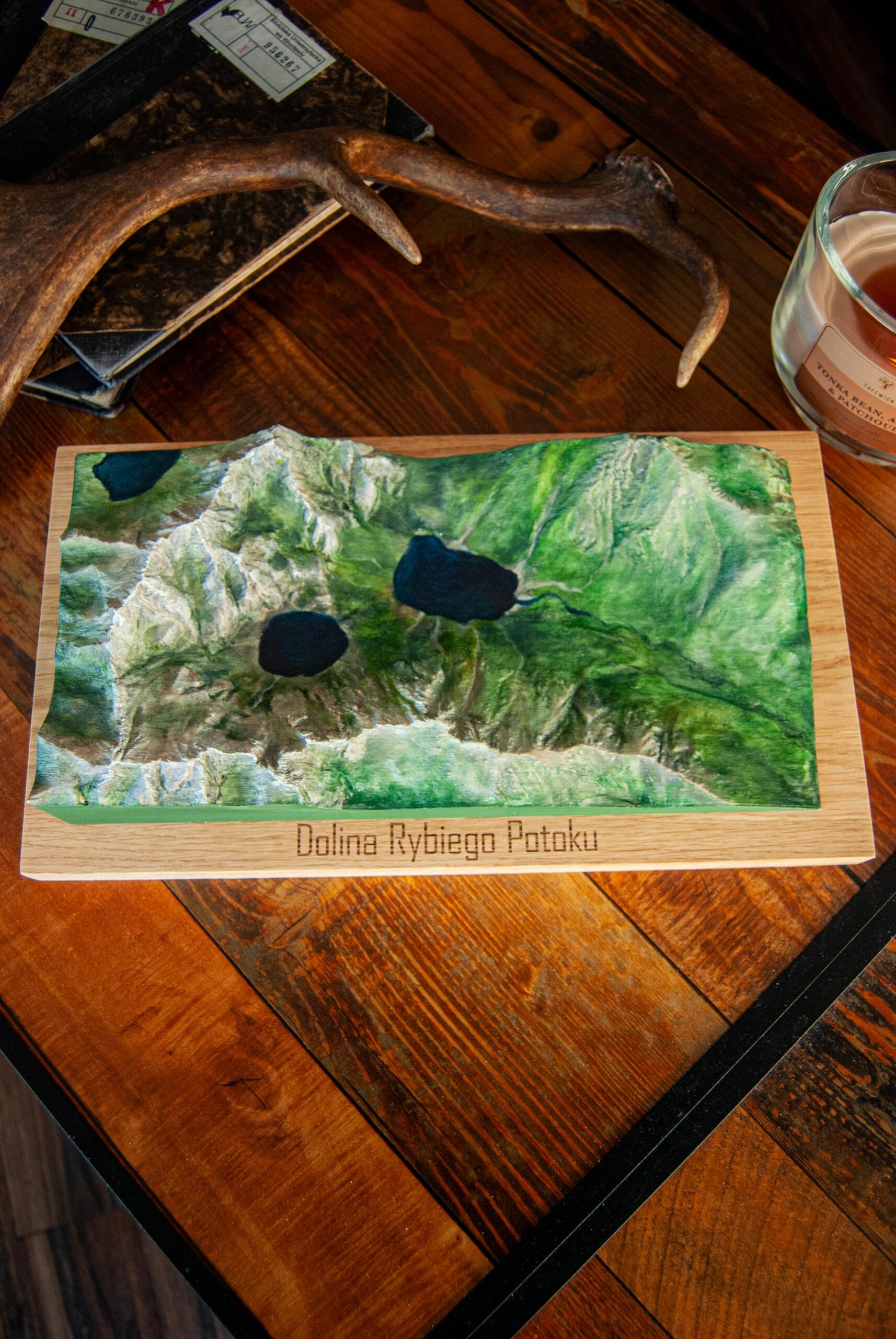 Dolina Rybiego Potoku malowany szczyty górskie prezent dla miłośników gór