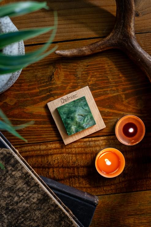 Chełmiec magnes malowany szczyty górskie prezent dla miłośników gór