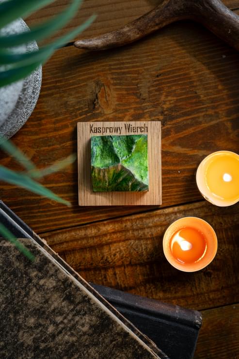 Kasprowy Wierch magnes malowany szczyty górskie prezent dla miłośników gór