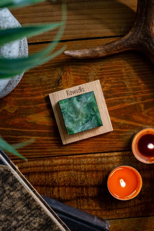 Kowadło magnes malowany szczyty górskie prezent dla miłośników gór