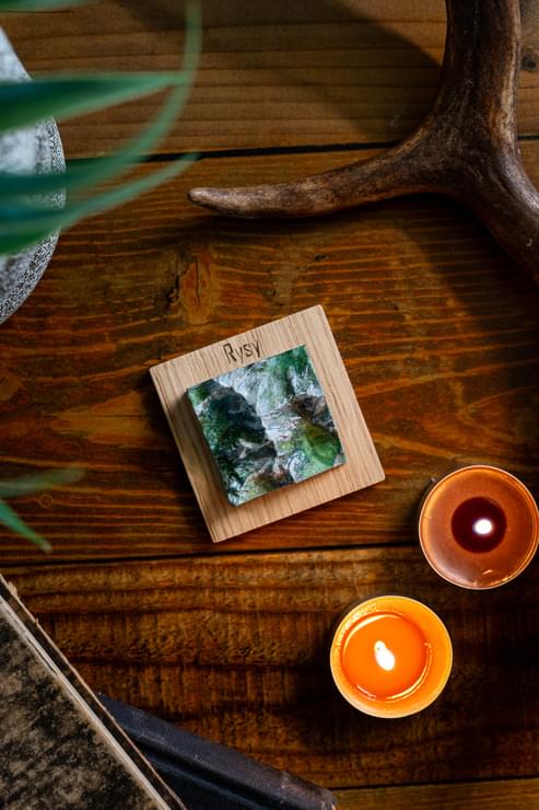 Rysy magnes malowany szczyty górskie prezent dla miłośników gór