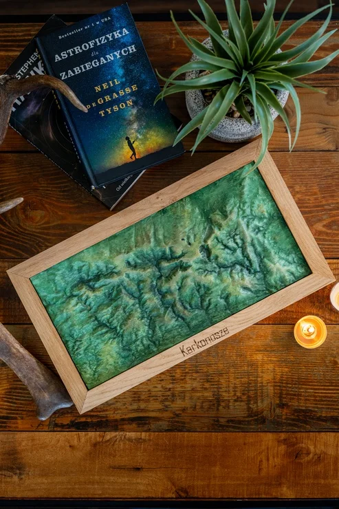 Artystyczna makieta topograficzna